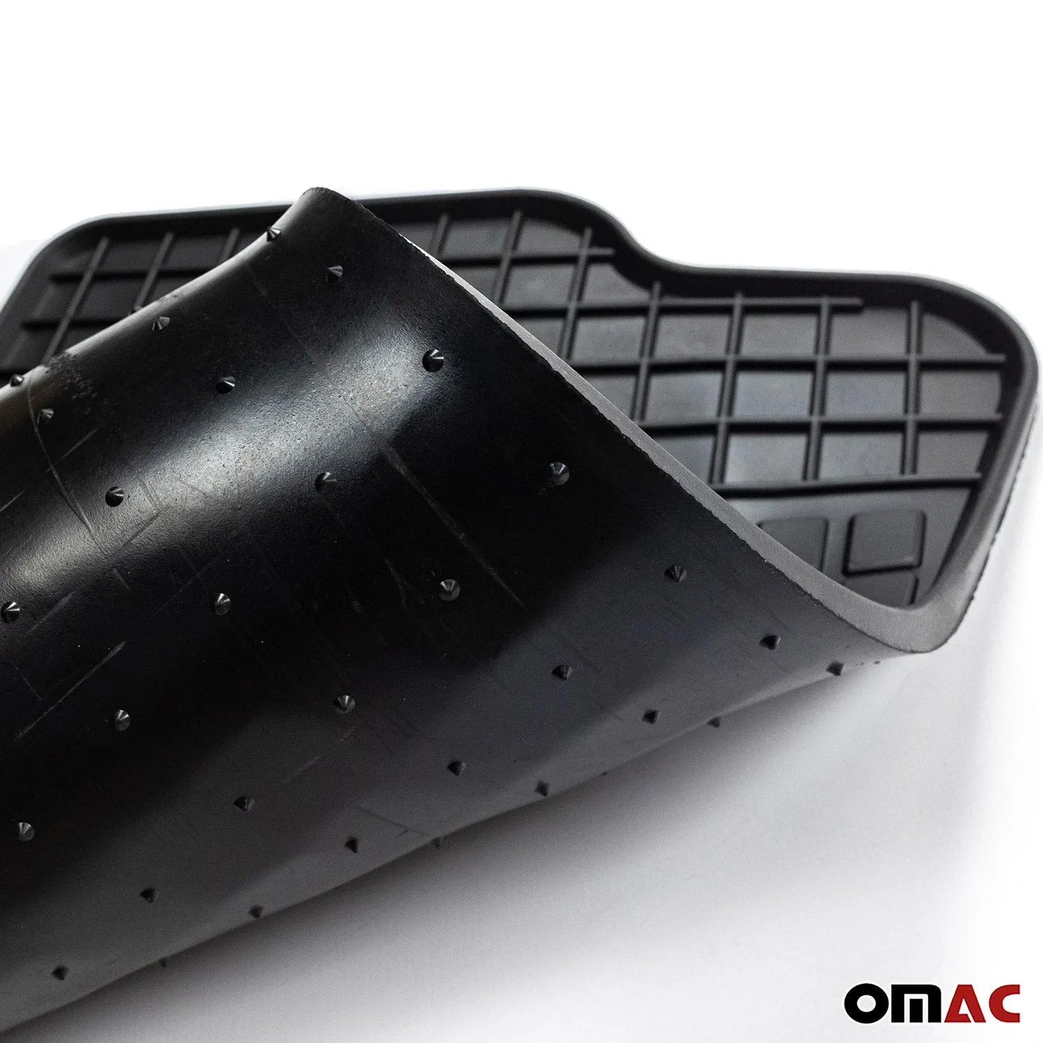 1984-1993 Mercedes C Class W201 190E Floor Mats Liners Full Set All Weather Rubber Black