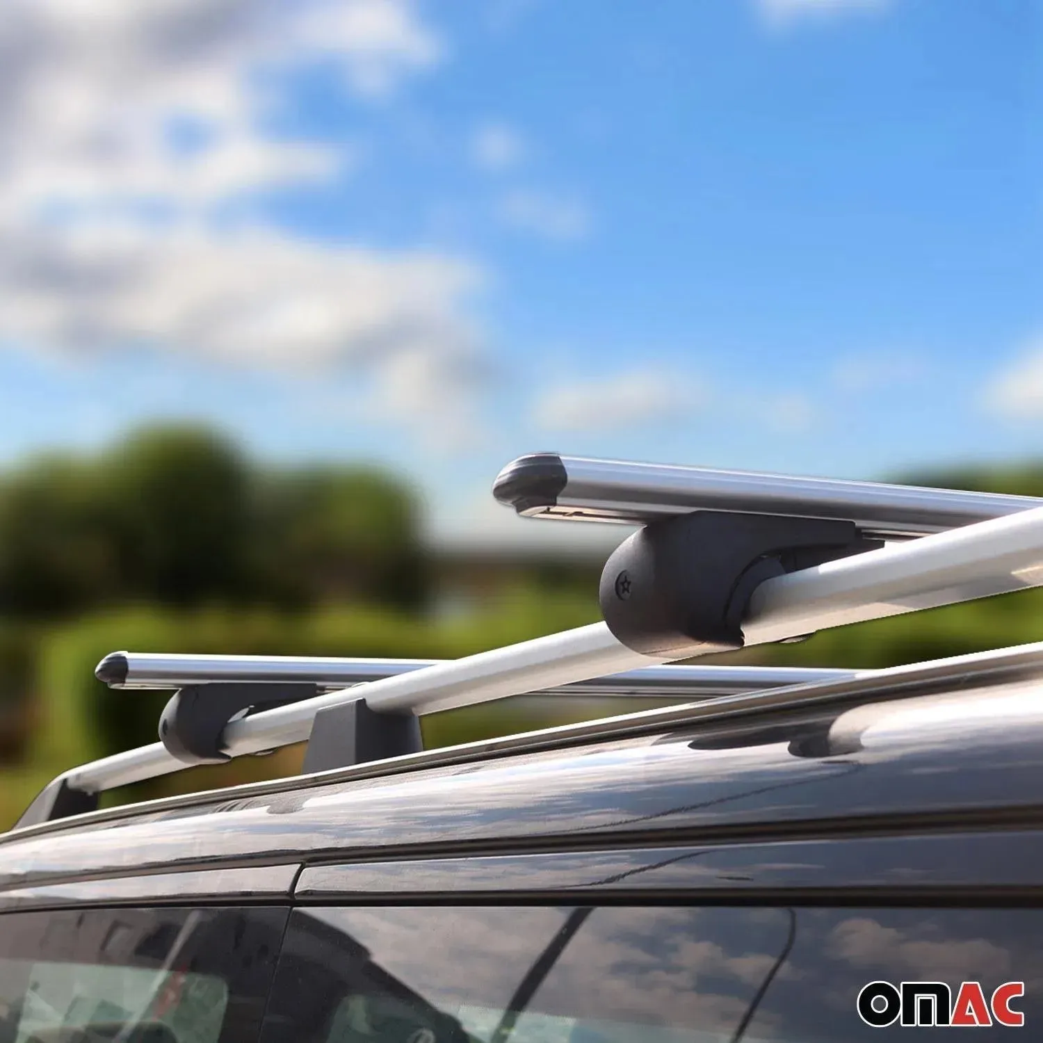 2000-2006 BMW X5 E53 Roof Rack Cross Bars Silver