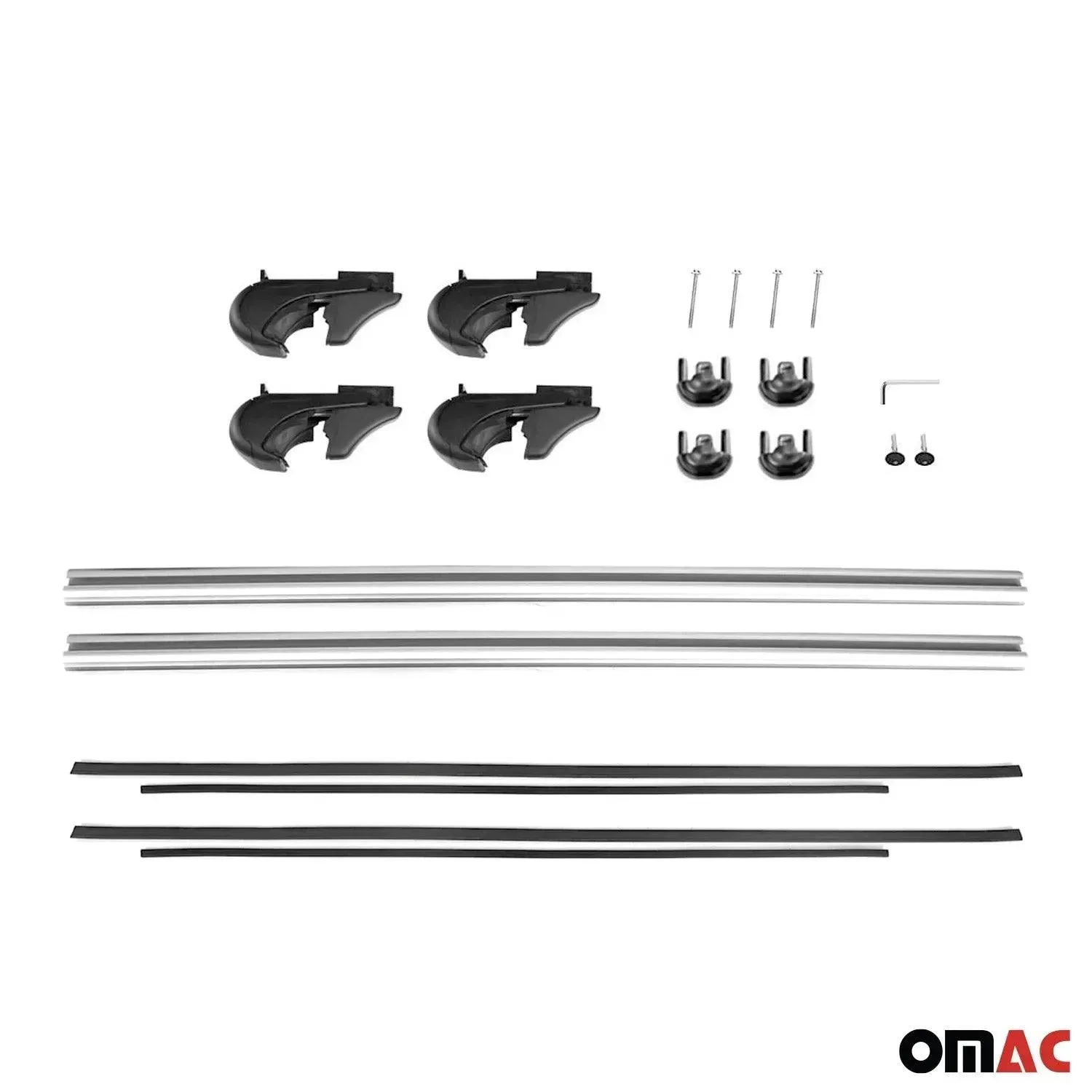 2000-2006 BMW X5 E53 Roof Rack Cross Bars Silver
