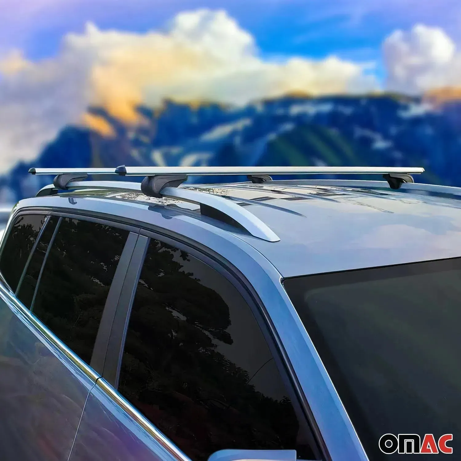 2000-2006 BMW X5 E53 Roof Rack Cross Bars Silver