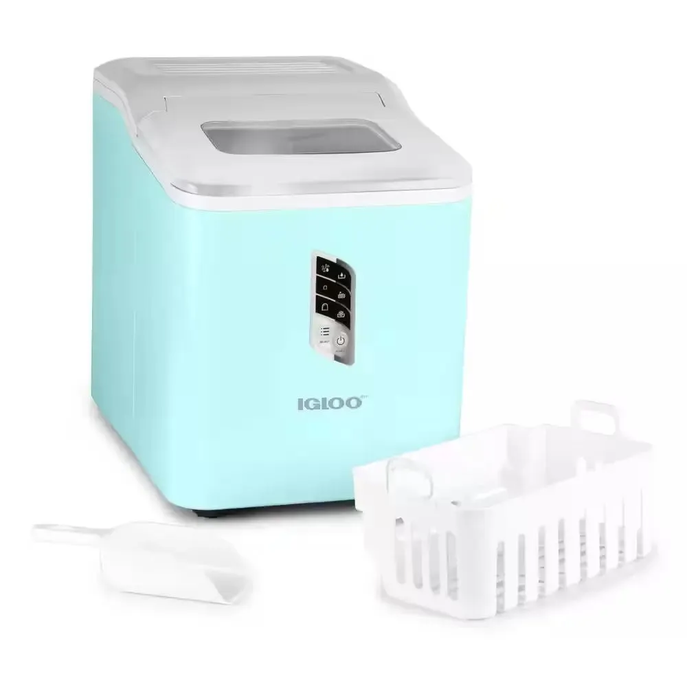 26 Lb. Portable Ice Maker in Stainless Steel
