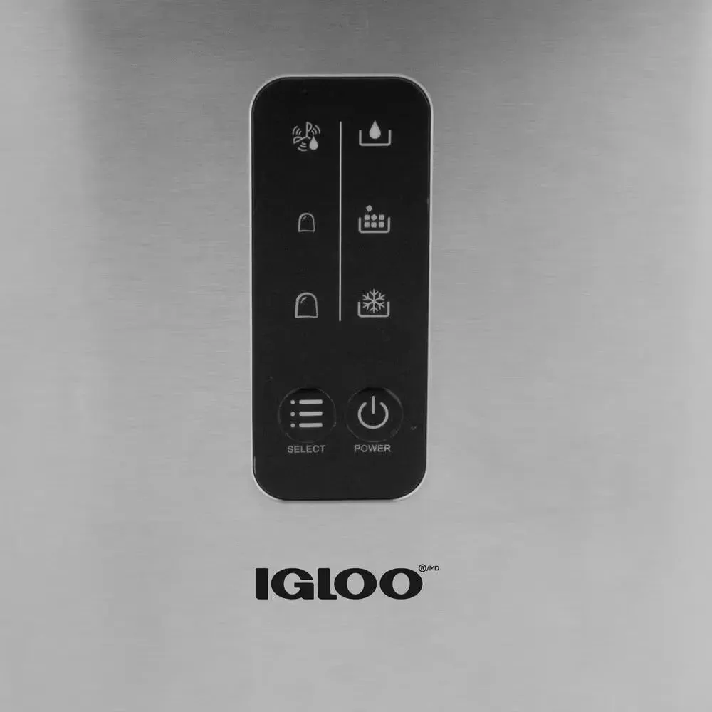 26 Lb. Portable Ice Maker in Stainless Steel