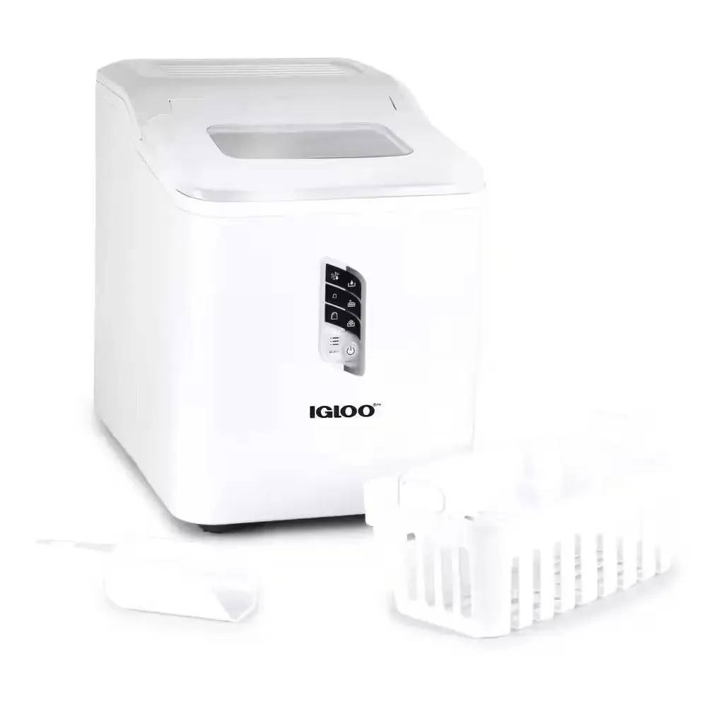 26 Lb. Portable Ice Maker in Stainless Steel