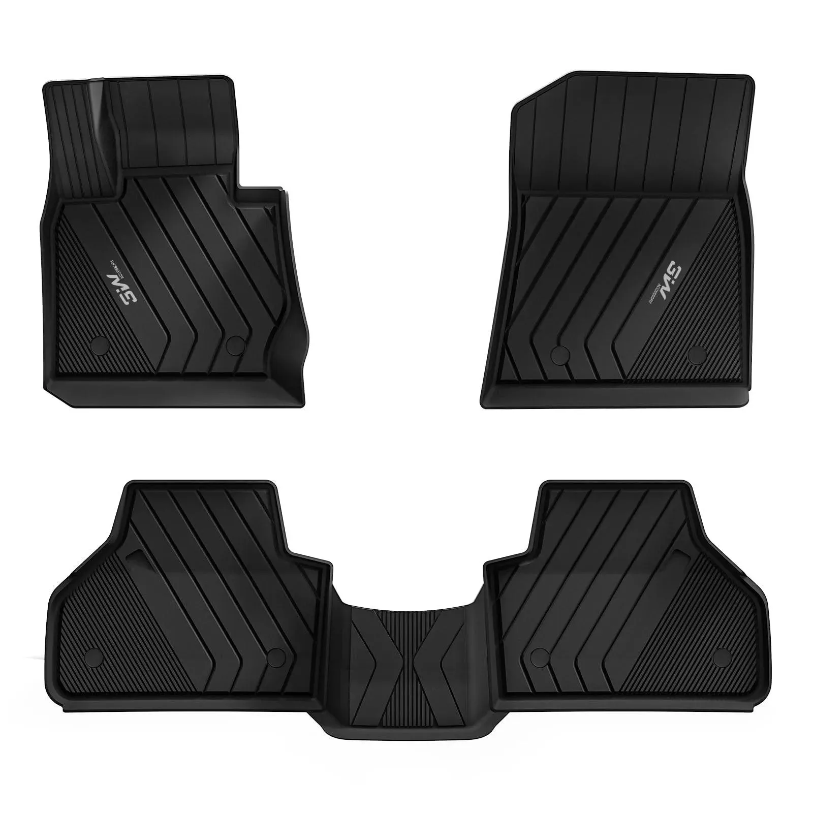 3W BMW X4 2015-2018 Custom Floor Mats TPE Material & All-Weather Protection