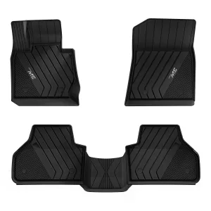 3W BMW X4 2015-2018 Custom Floor Mats TPE Material & All-Weather Protection
