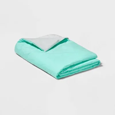 60"x40" 6lbs Waterproof Removable Cover Weighted Blanket Gray - Pillowfort