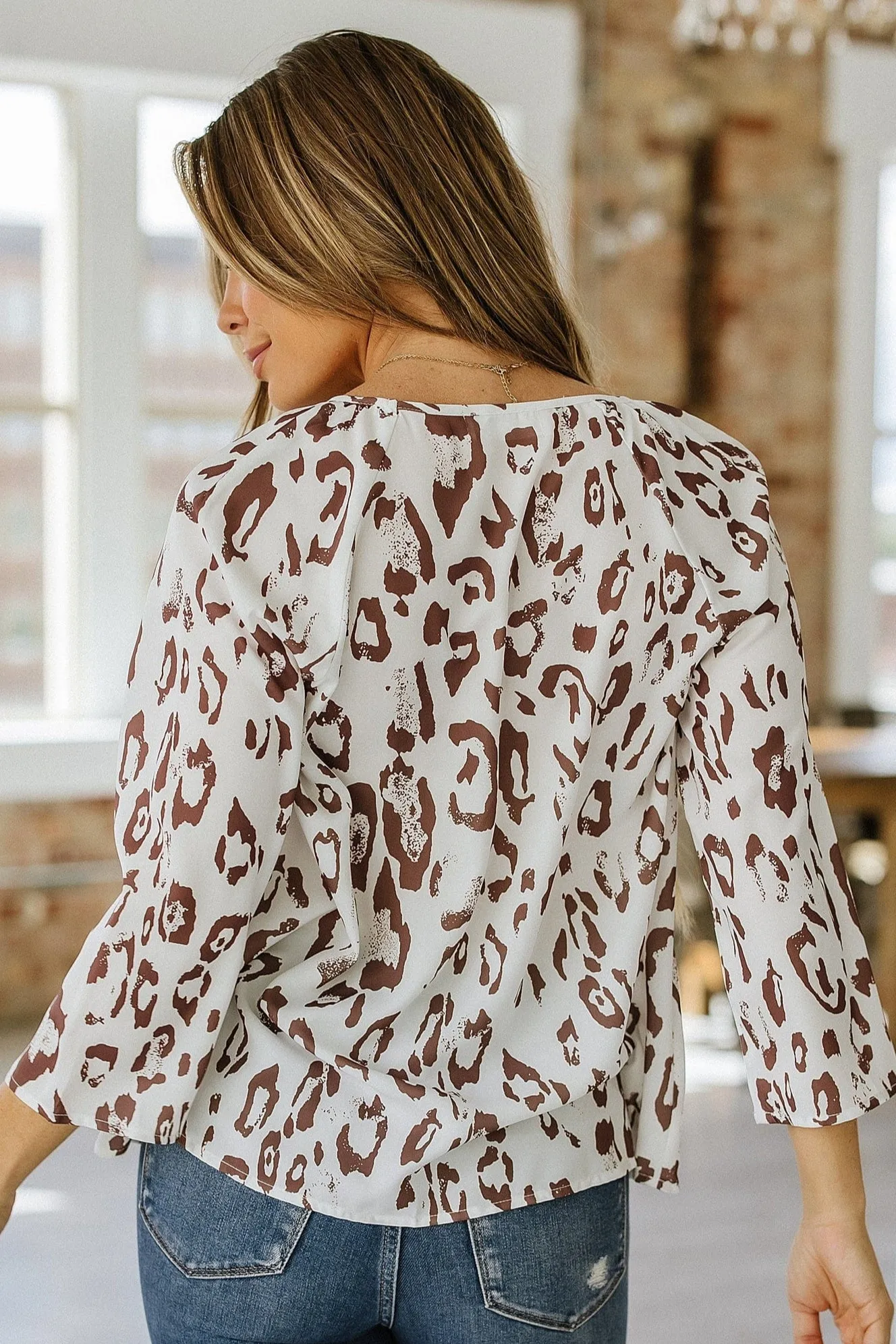 Alberta Leopard Print Blouse | S-XL | PRE ORDER