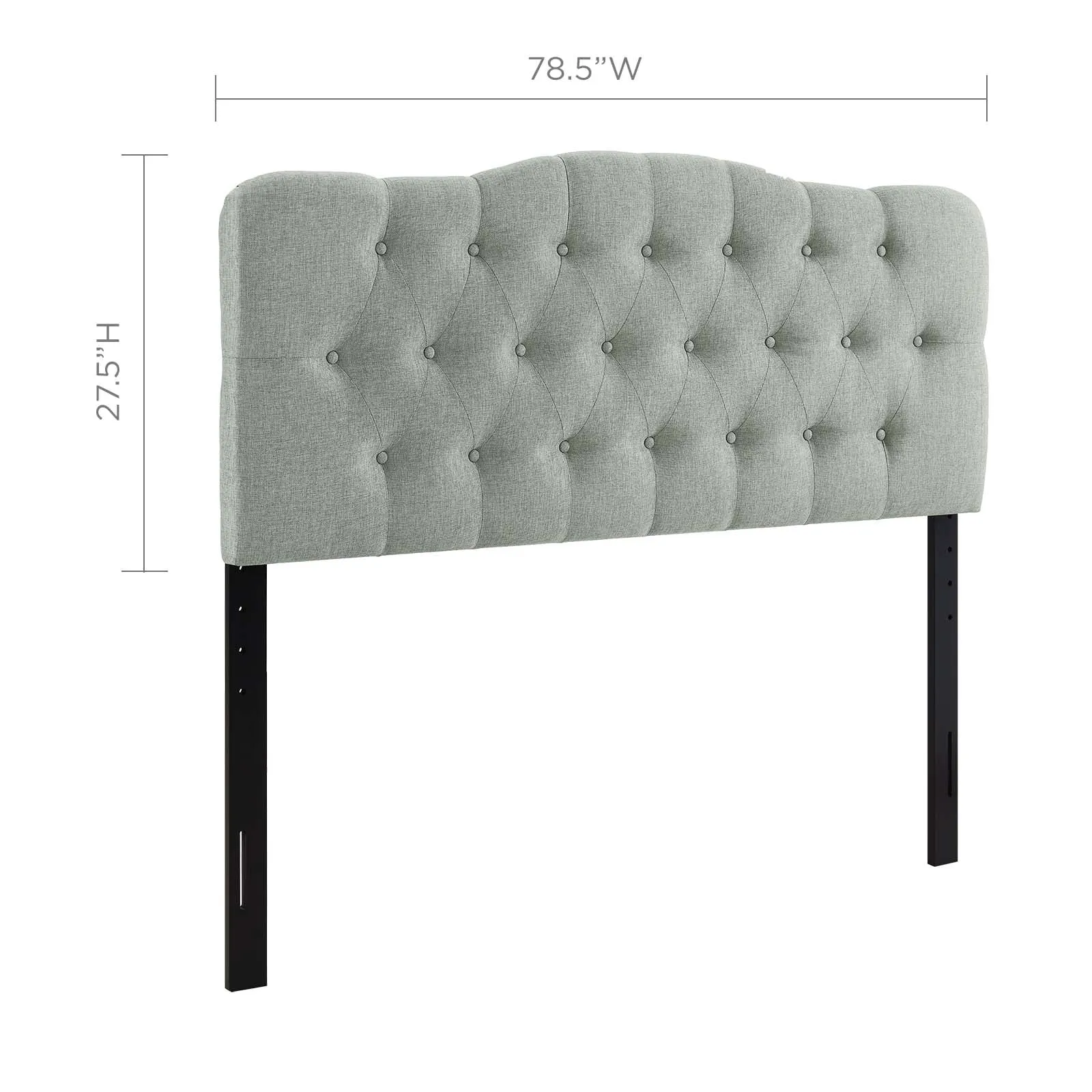 Annabel Upholstered Fabric Headboard