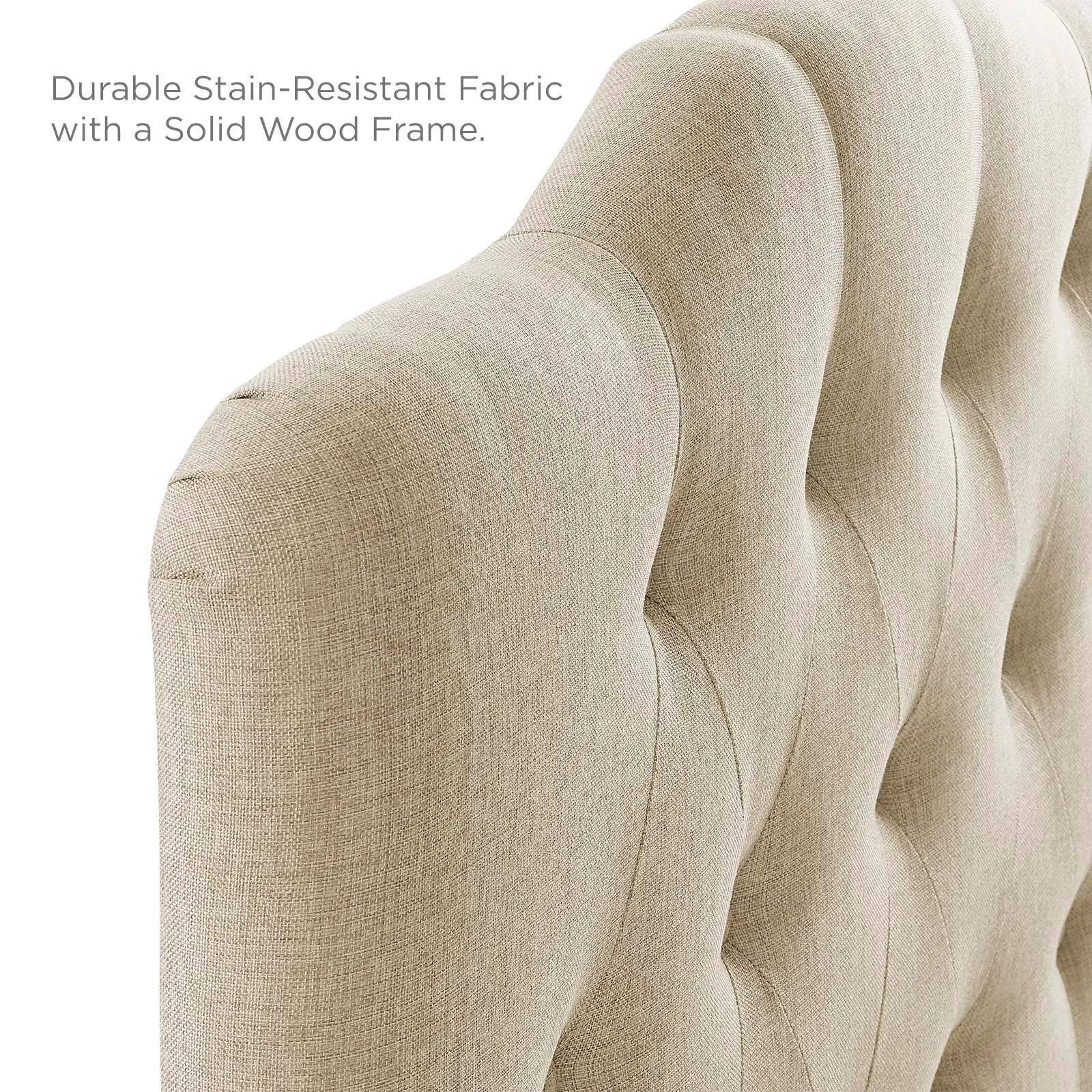 Annabel Upholstered Fabric Headboard