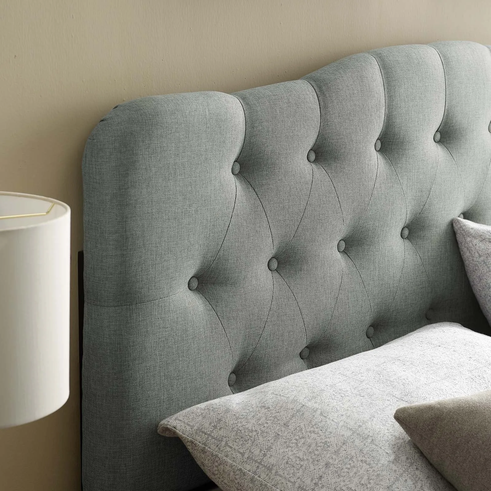 Annabel Upholstered Fabric Headboard