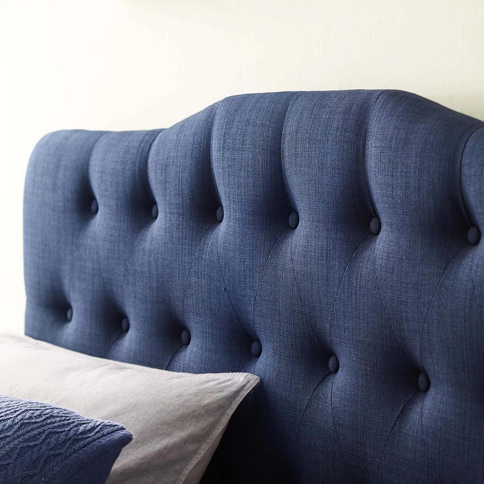Annabel Upholstered Fabric Headboard
