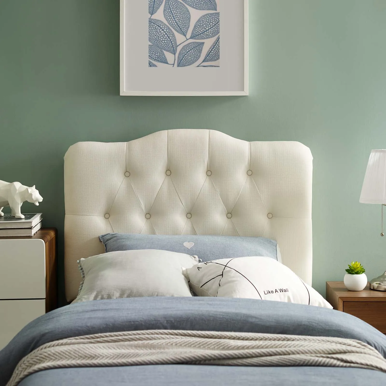 Annabel Upholstered Fabric Headboard