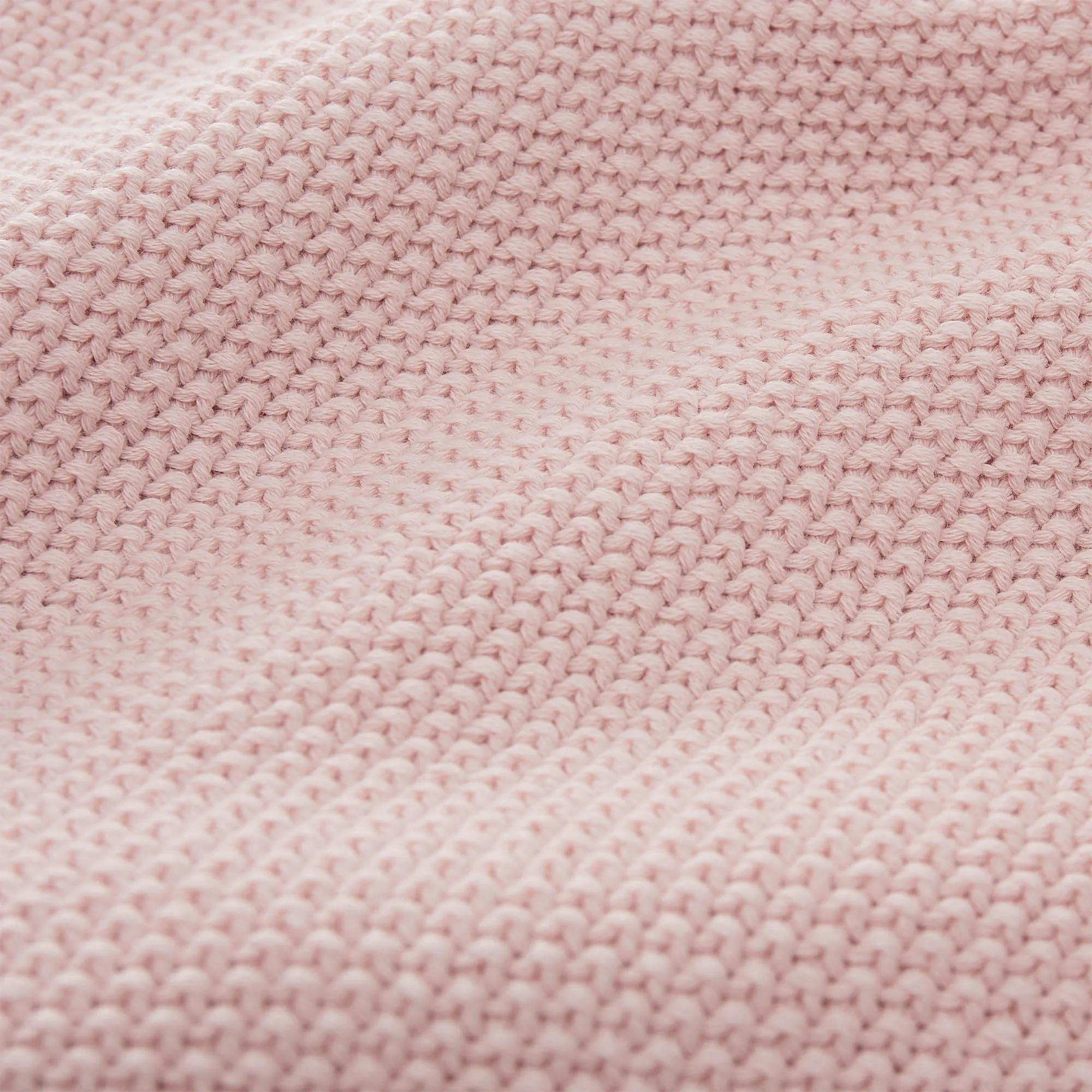 Antua Cotton Blanket [Powder Pink]