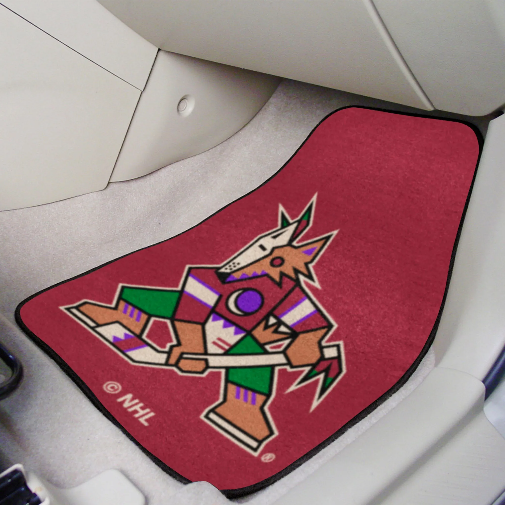 Arizona Coyotes Front Carpet Car Mat Set - 2 Pieces