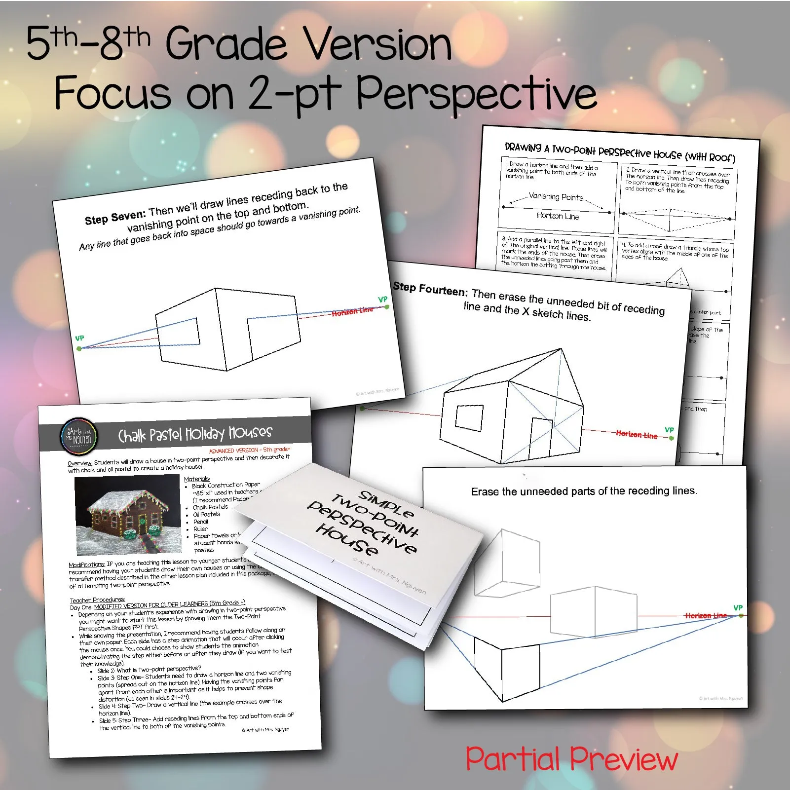 Art Lesson: Holiday Houses