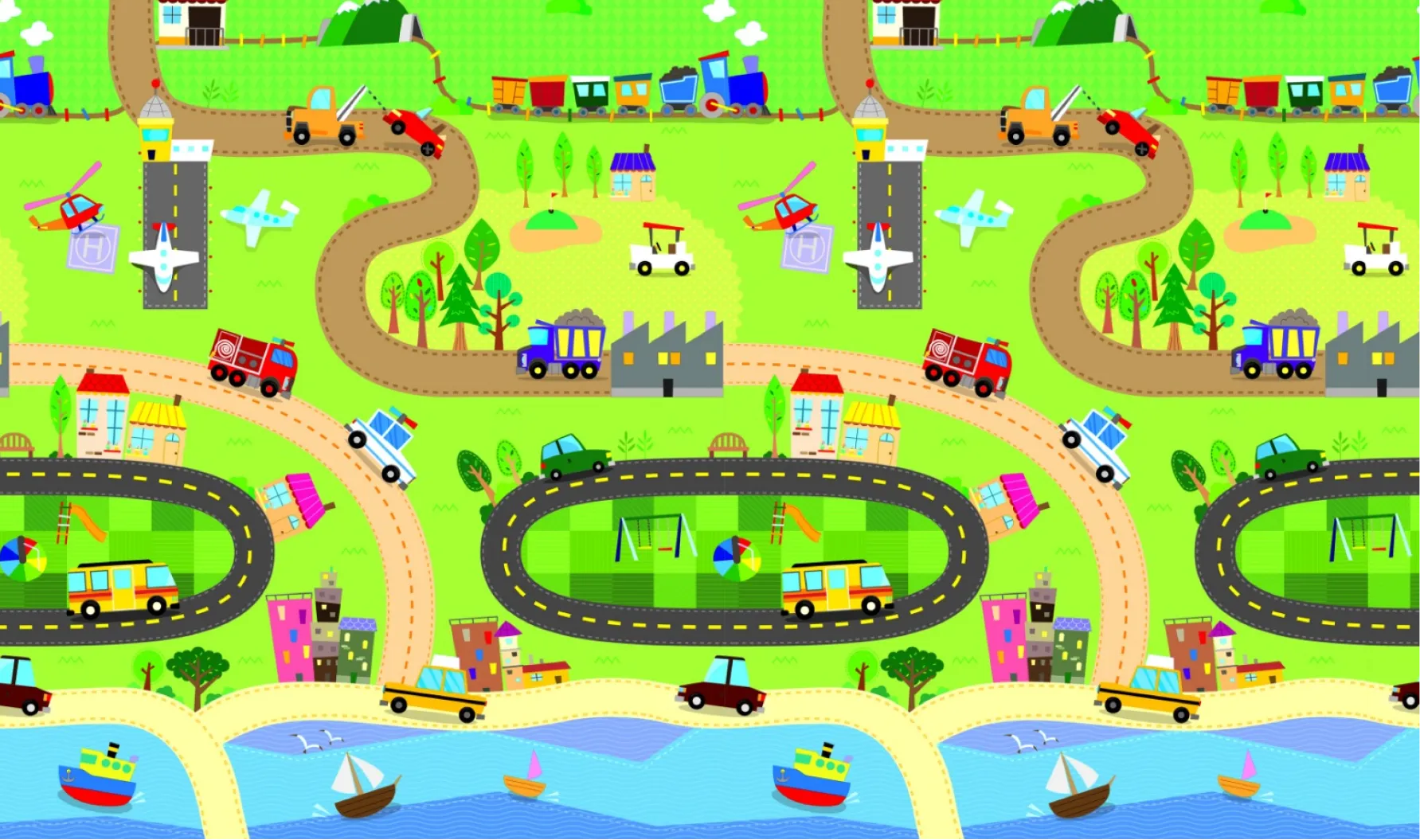Baby Care Playmat Happy Village