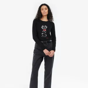 Barbour Ladies Homeswood Knit Sweater - Black