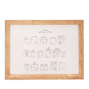 Beige Moments Lap Tray - Houses