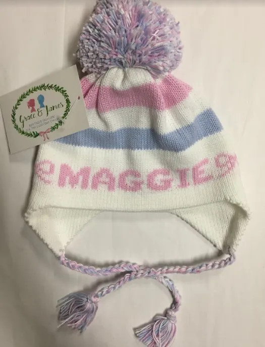 Big Bow Toboggan - Three Color Stripe