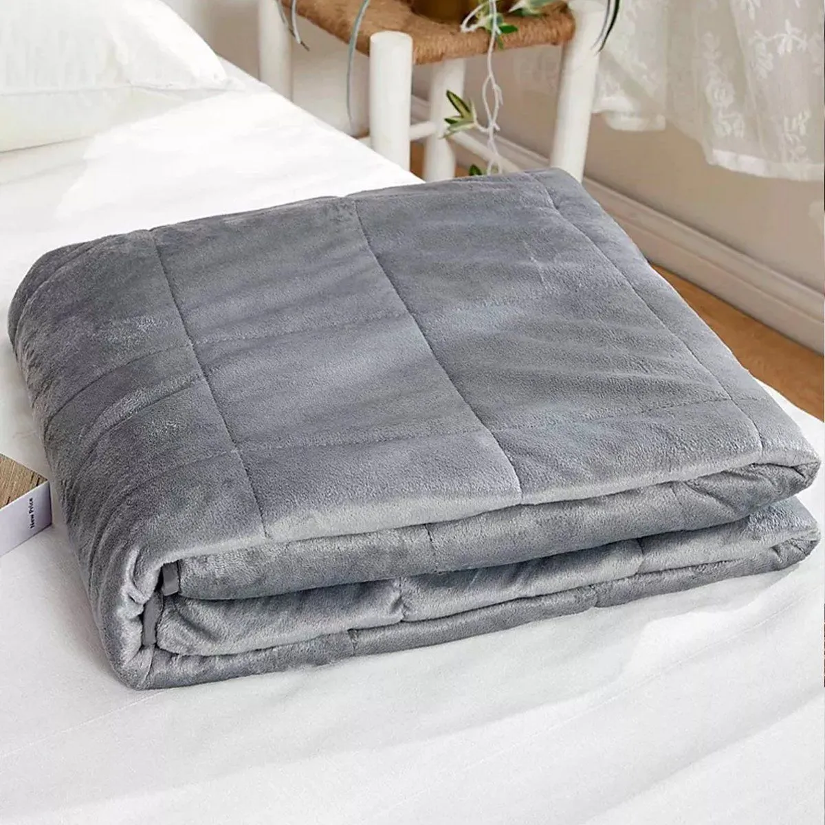 Calming Weighted Blanket - Grey