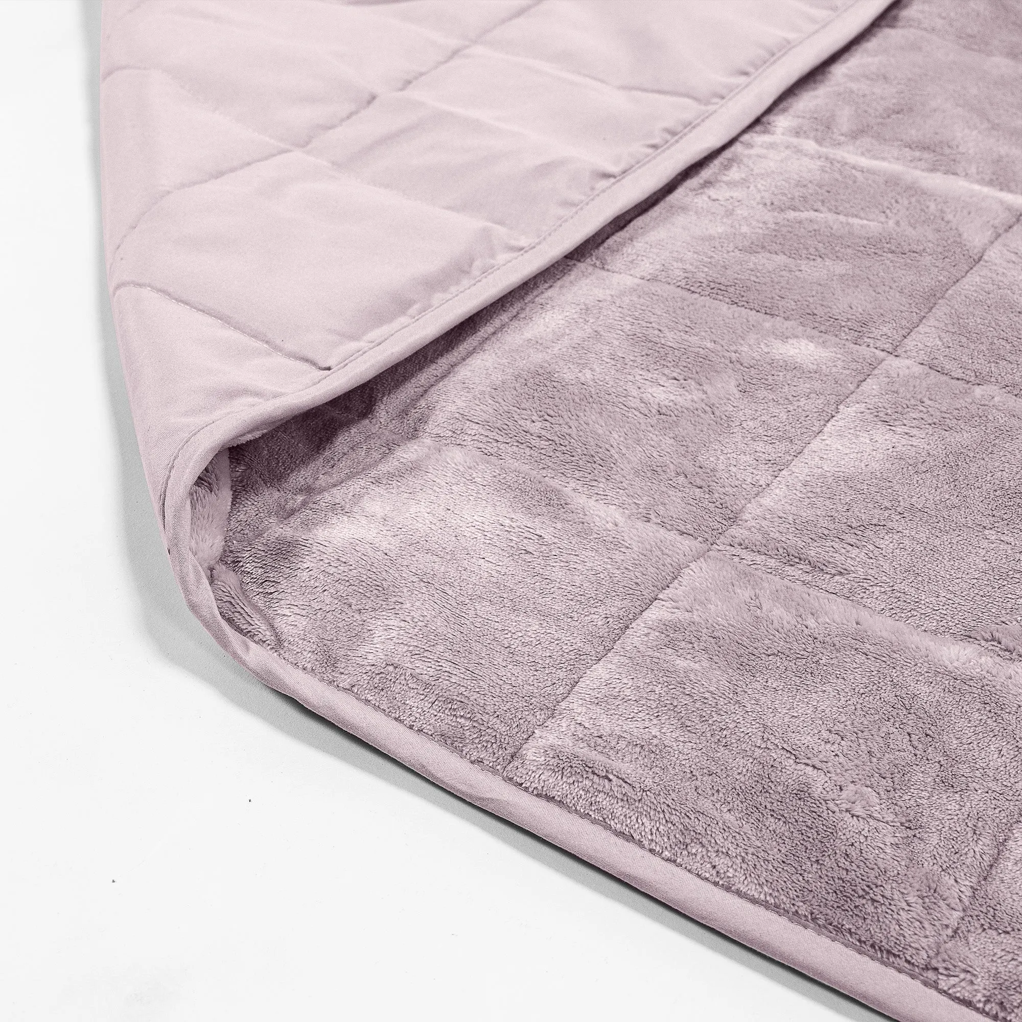 Children's Weighted Blanket - Flannel Fleece Pale Pink