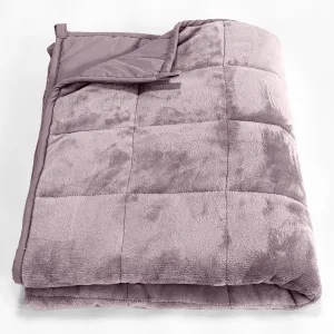 Children's Weighted Blanket - Flannel Fleece Pale Pink