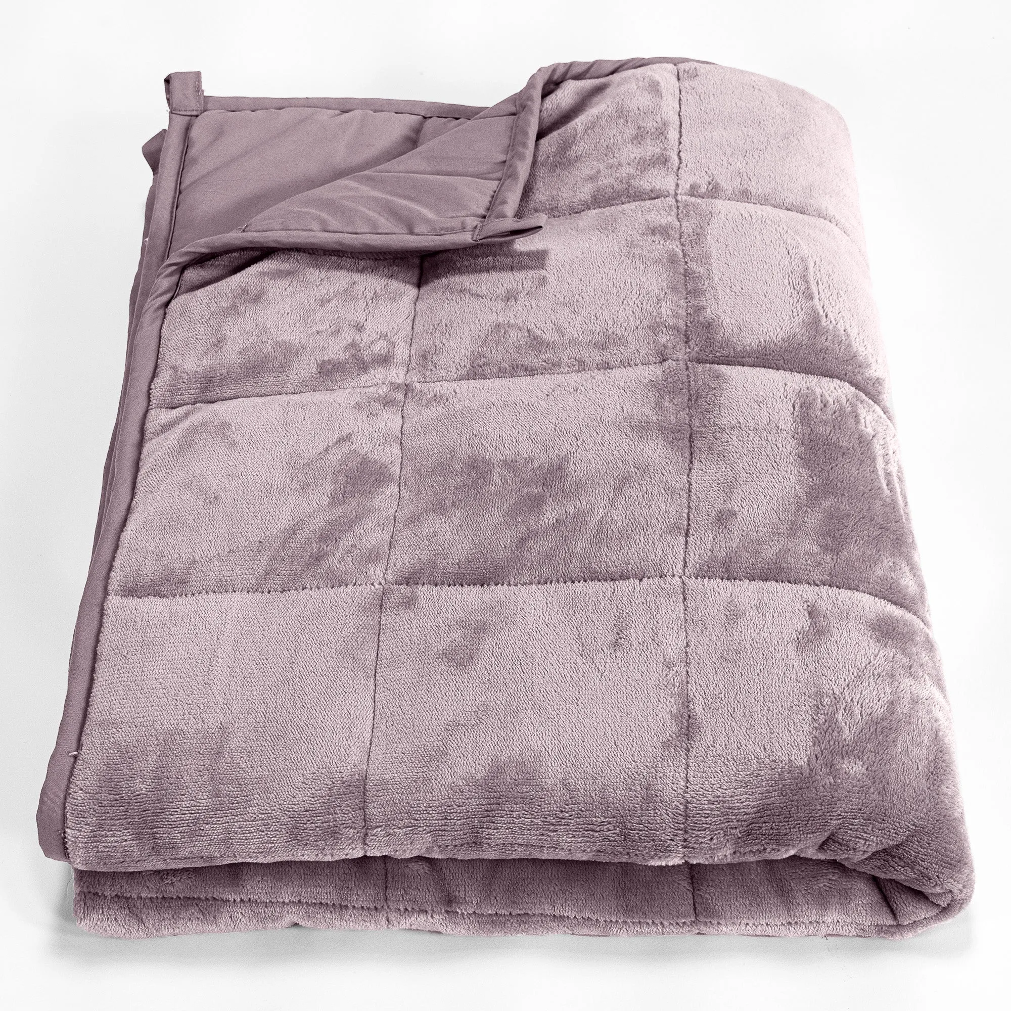 Children's Weighted Blanket - Flannel Fleece Pale Pink