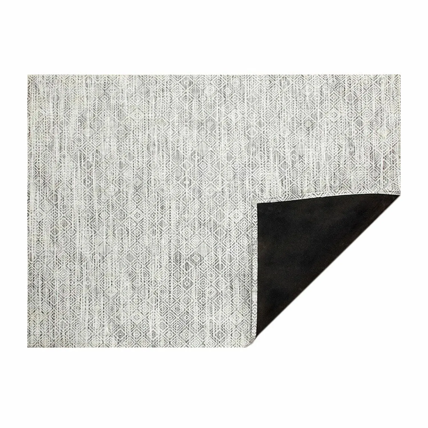 chilewich | woven floor runner 66x183cm (26x72") | mosaic black   white