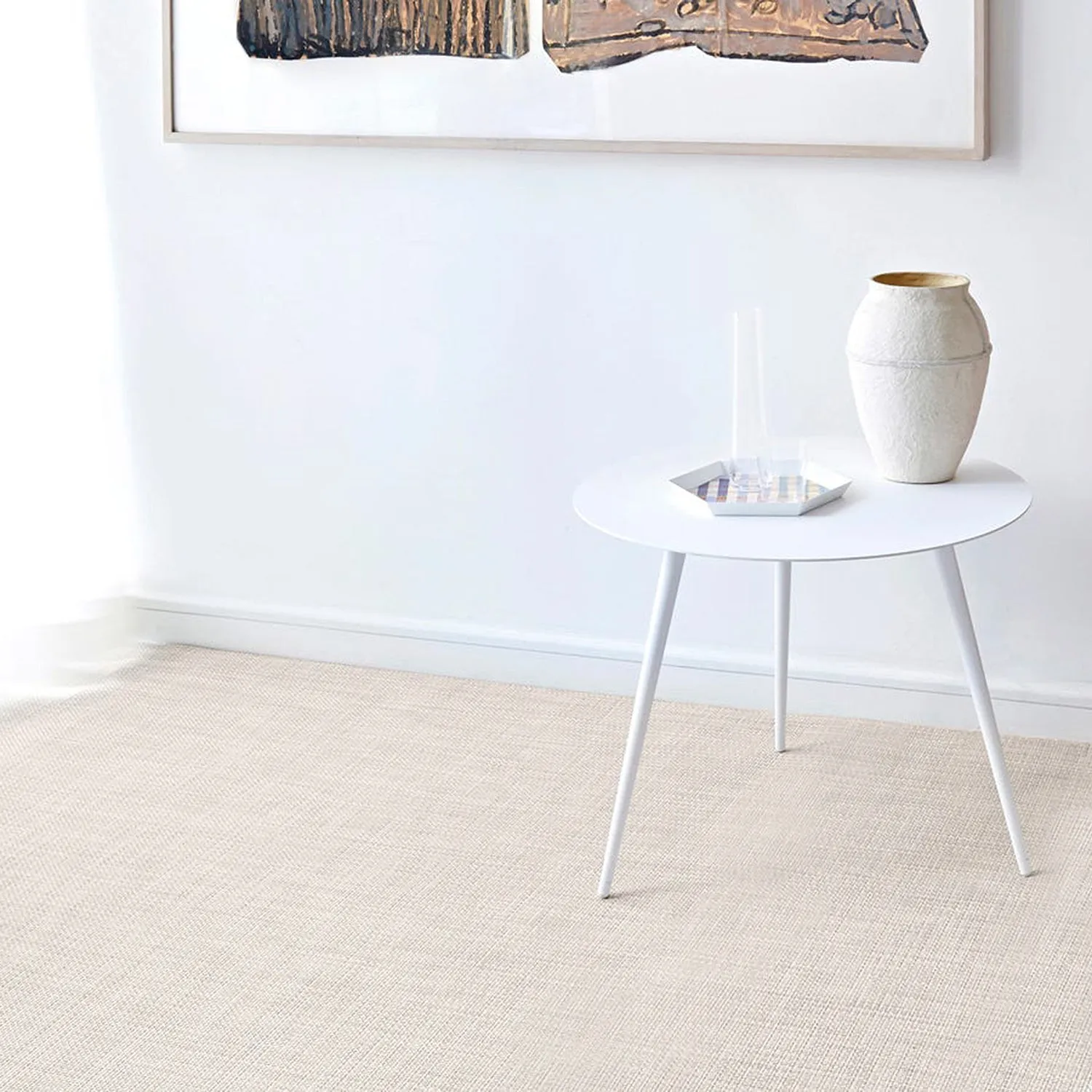 chilewich | woven floormat 118x183cm (46x72") | basketweave natural