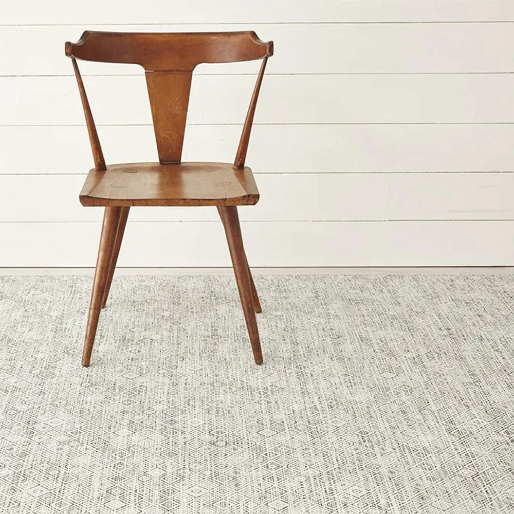 chilewich | woven floormat 59x92cm (23x36") | mosaic black   white