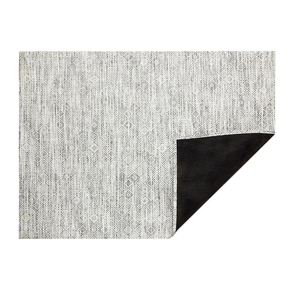 chilewich | woven floormat 59x92cm (23x36") | mosaic black   white