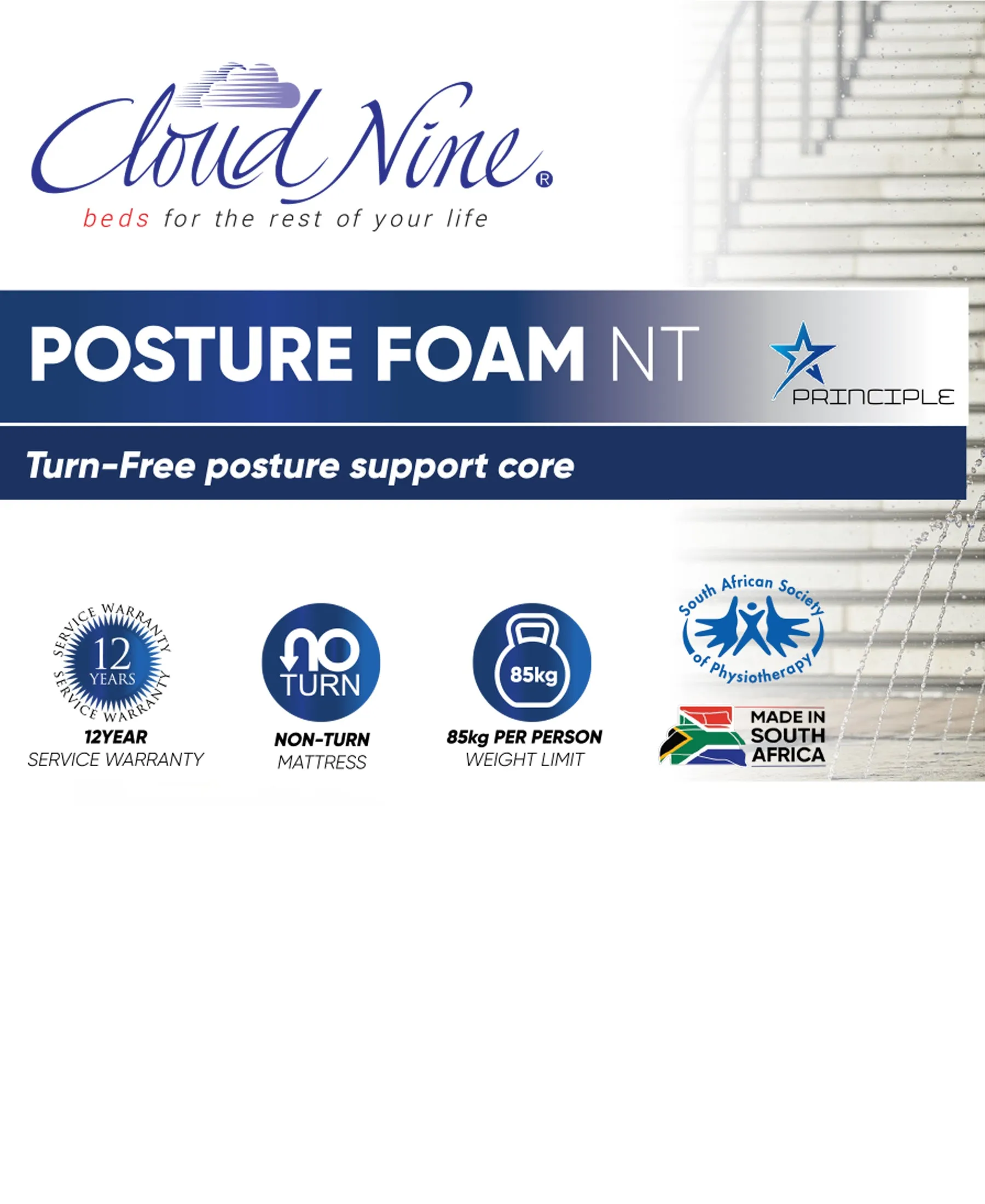 Cloud Nine Posture Foam NT King Bed