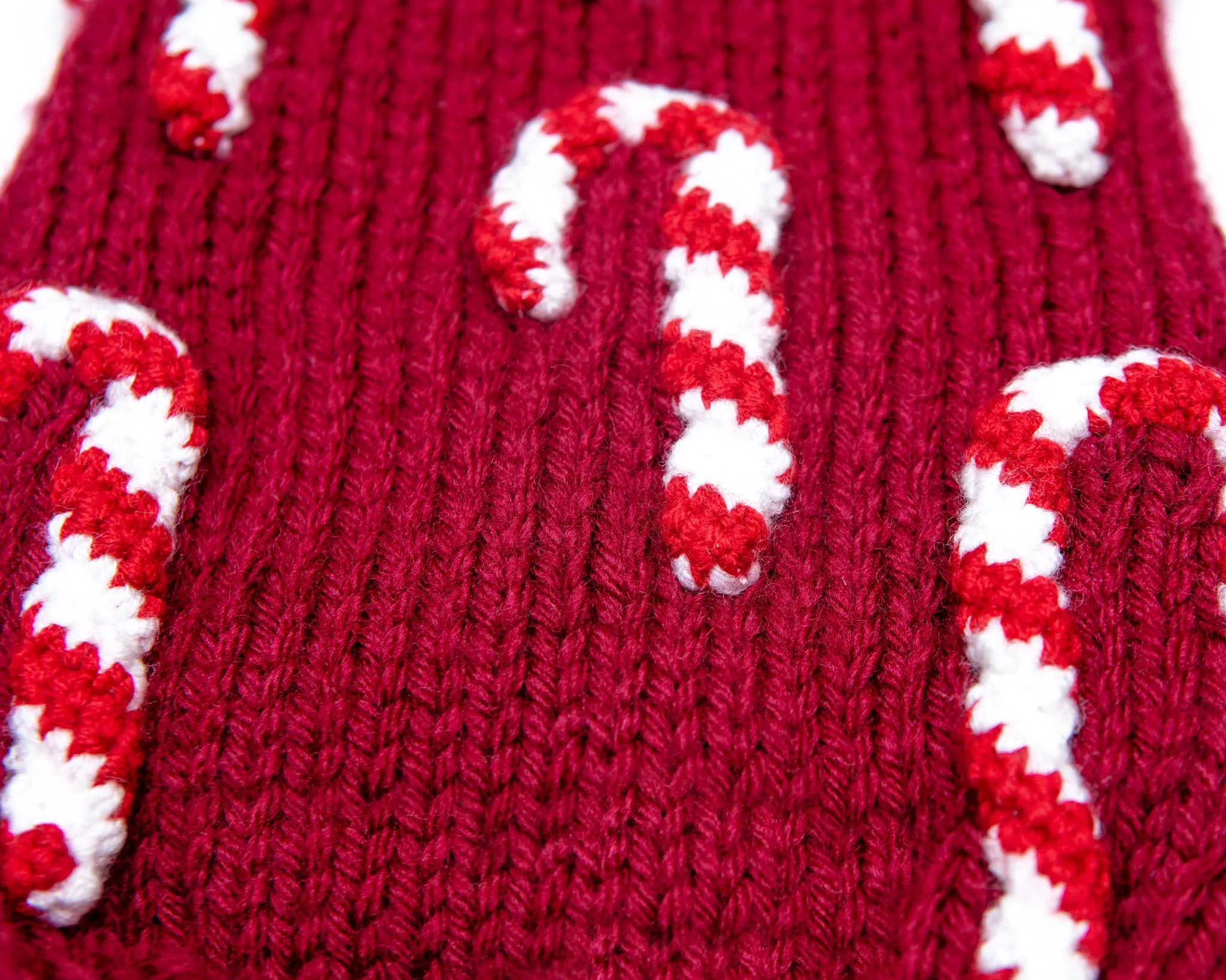 Crazy for Candy Canes Howliday Dog Sweater