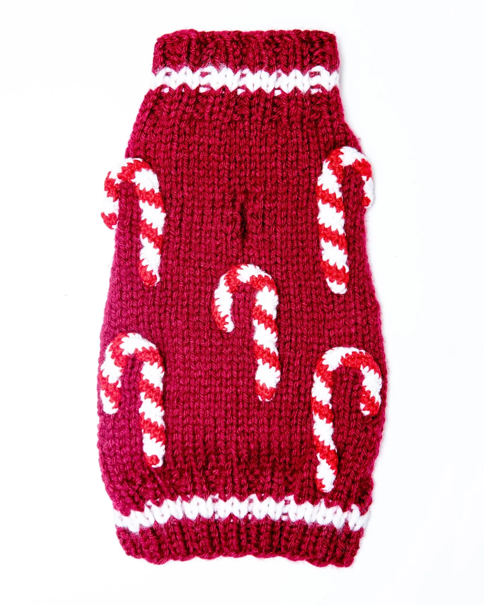 Crazy for Candy Canes Howliday Dog Sweater