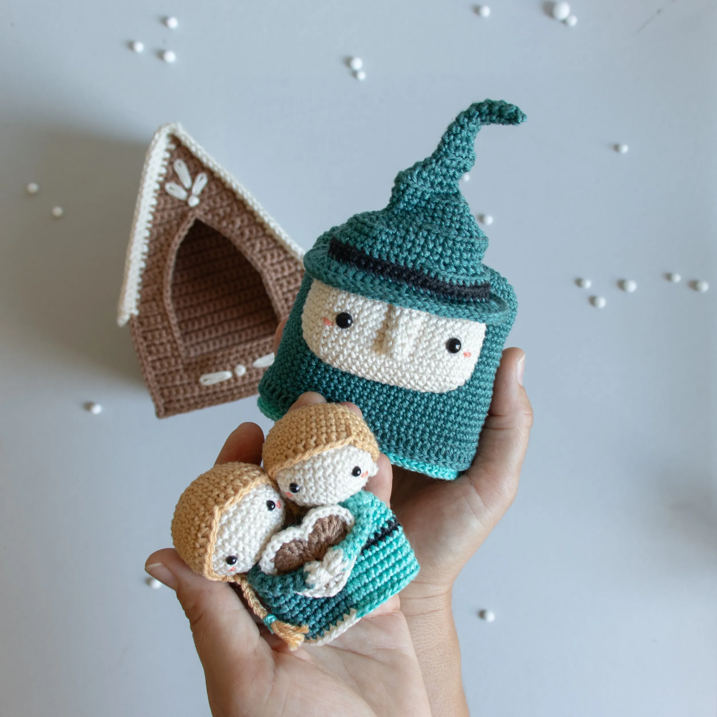 Crochet Pattern . Hansel & Gretel . Matryoshka