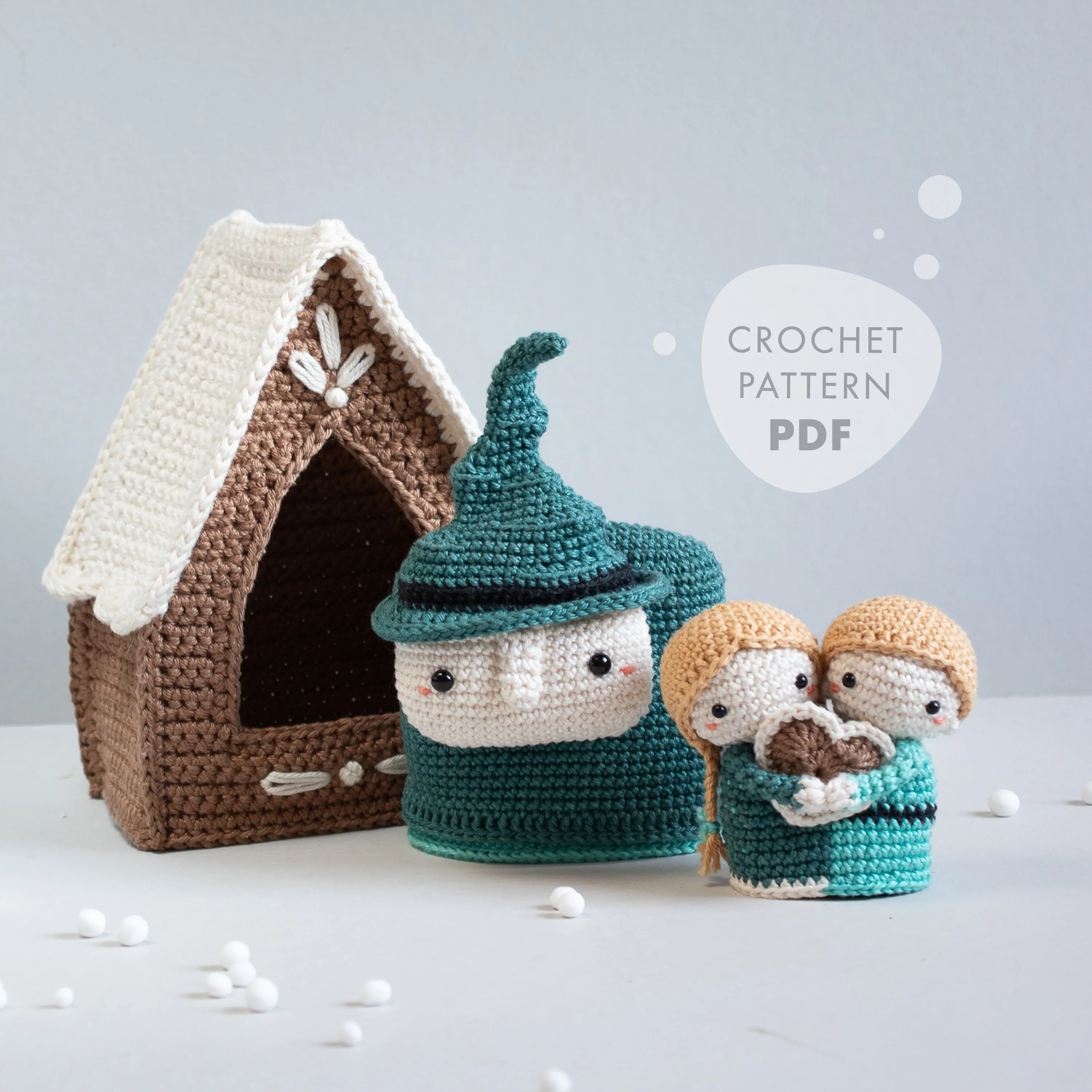 Crochet Pattern . Hansel & Gretel . Matryoshka