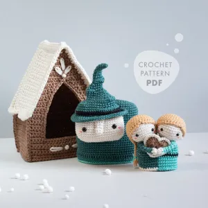 Crochet Pattern . Hansel & Gretel . Matryoshka