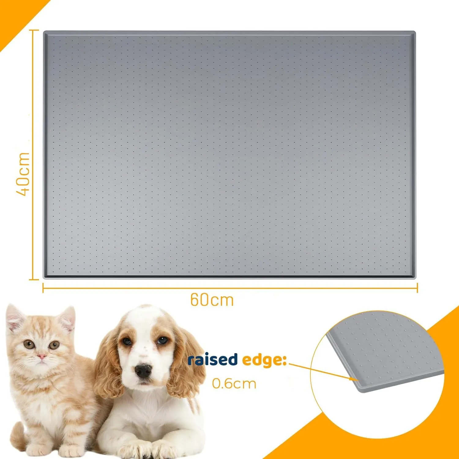 Dog Food Mat Pet Feeding Mats 60_40cm
