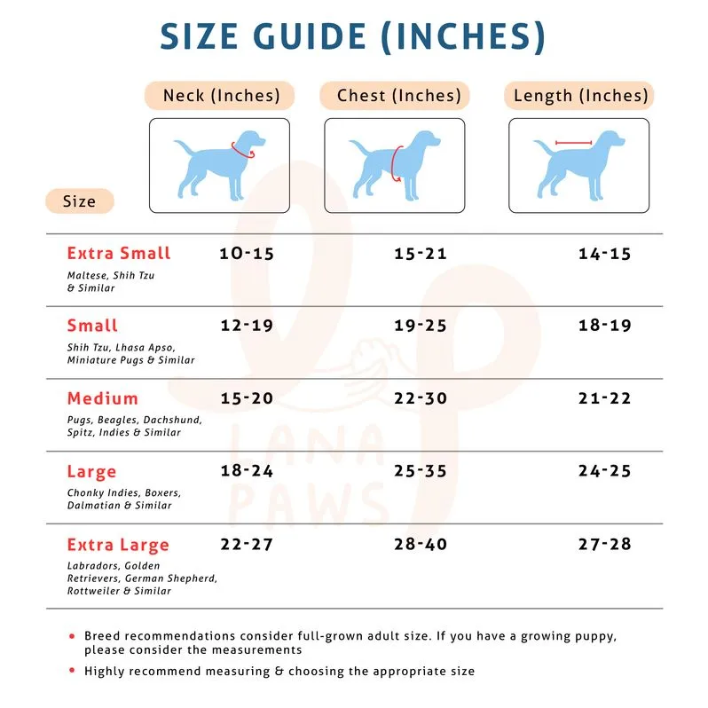 Dog Raincoat - Pupper Party (Red Printed)