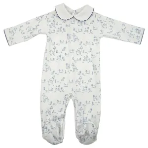 Dogs Pima Cotton Footie Pajamas