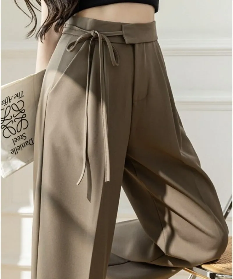 Elastic Waist Wide Leg Pants