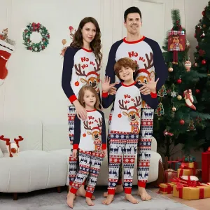 Family Christmas Pajama Matching Set with Moose Monogramming