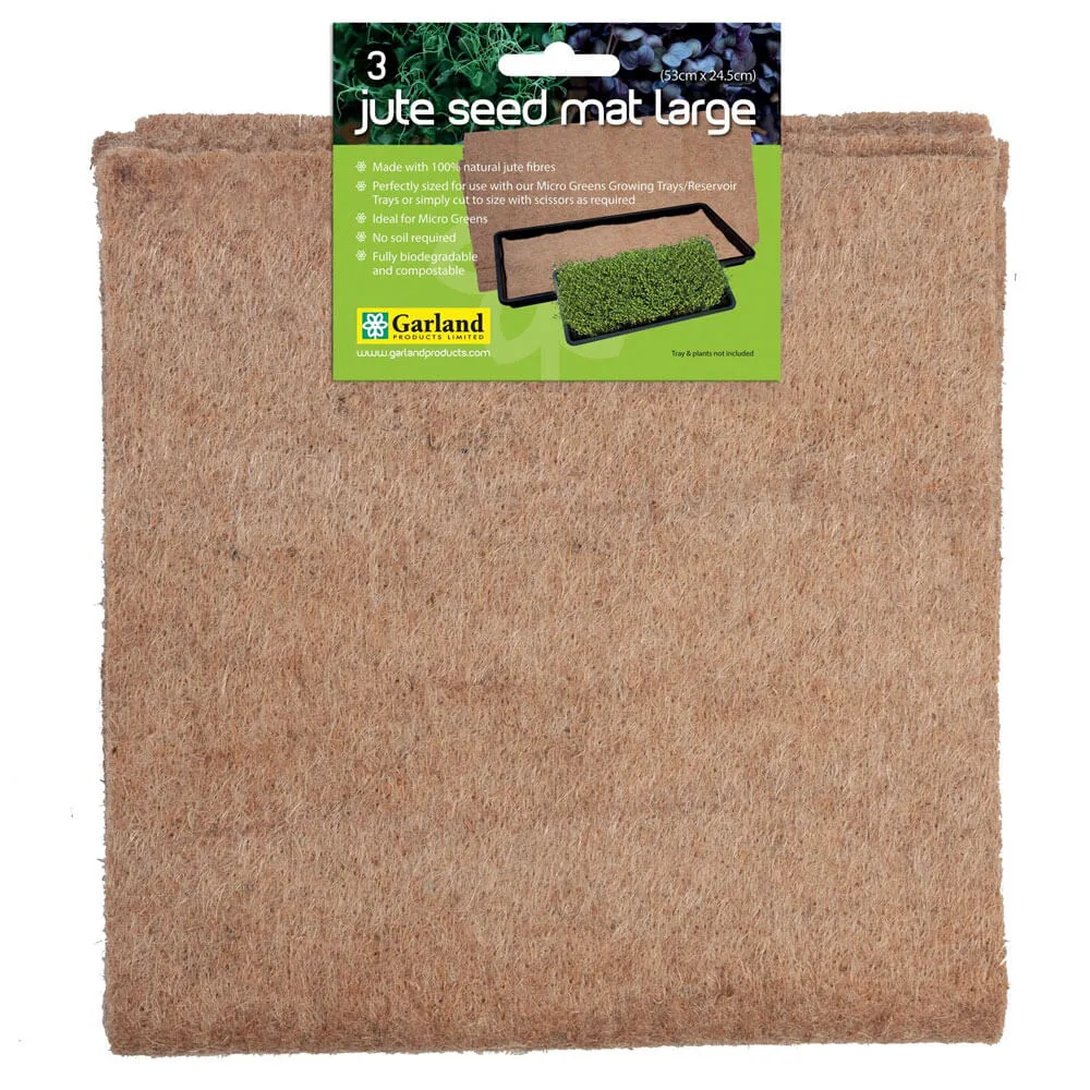Garland Jute Seed Mat Large (Pack of 3)