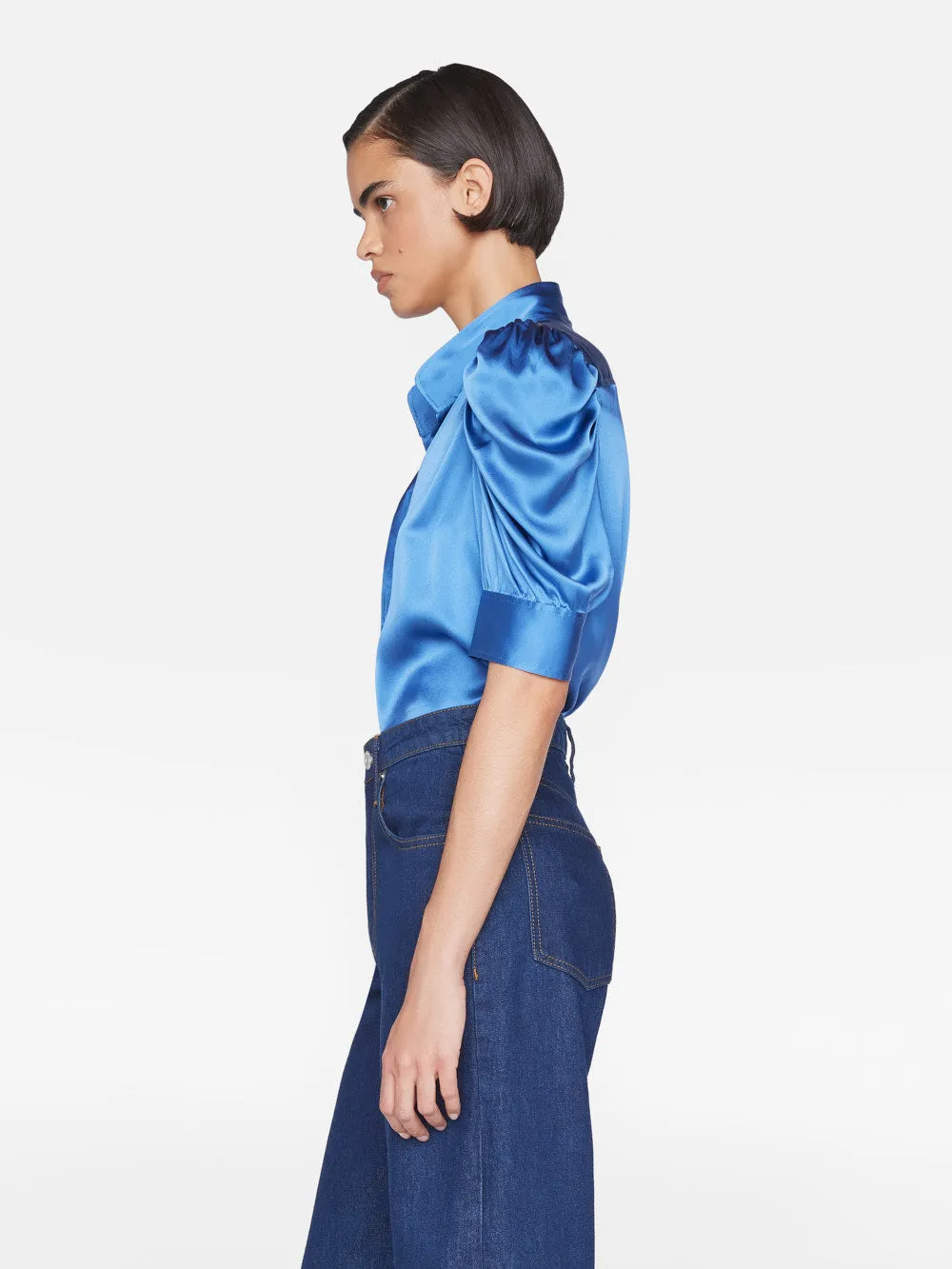 Gillian Top -- Slate Blue