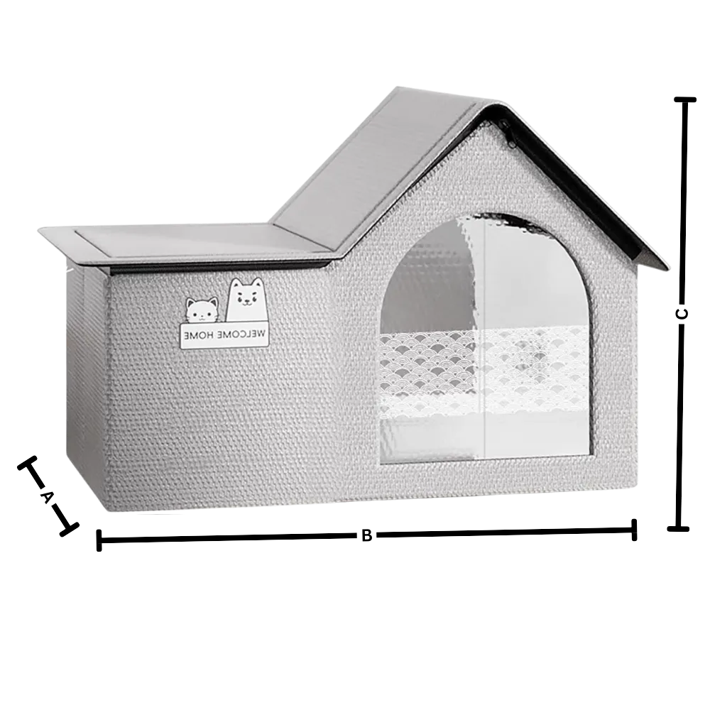 Heat Reflective Insulation Cool Cat House