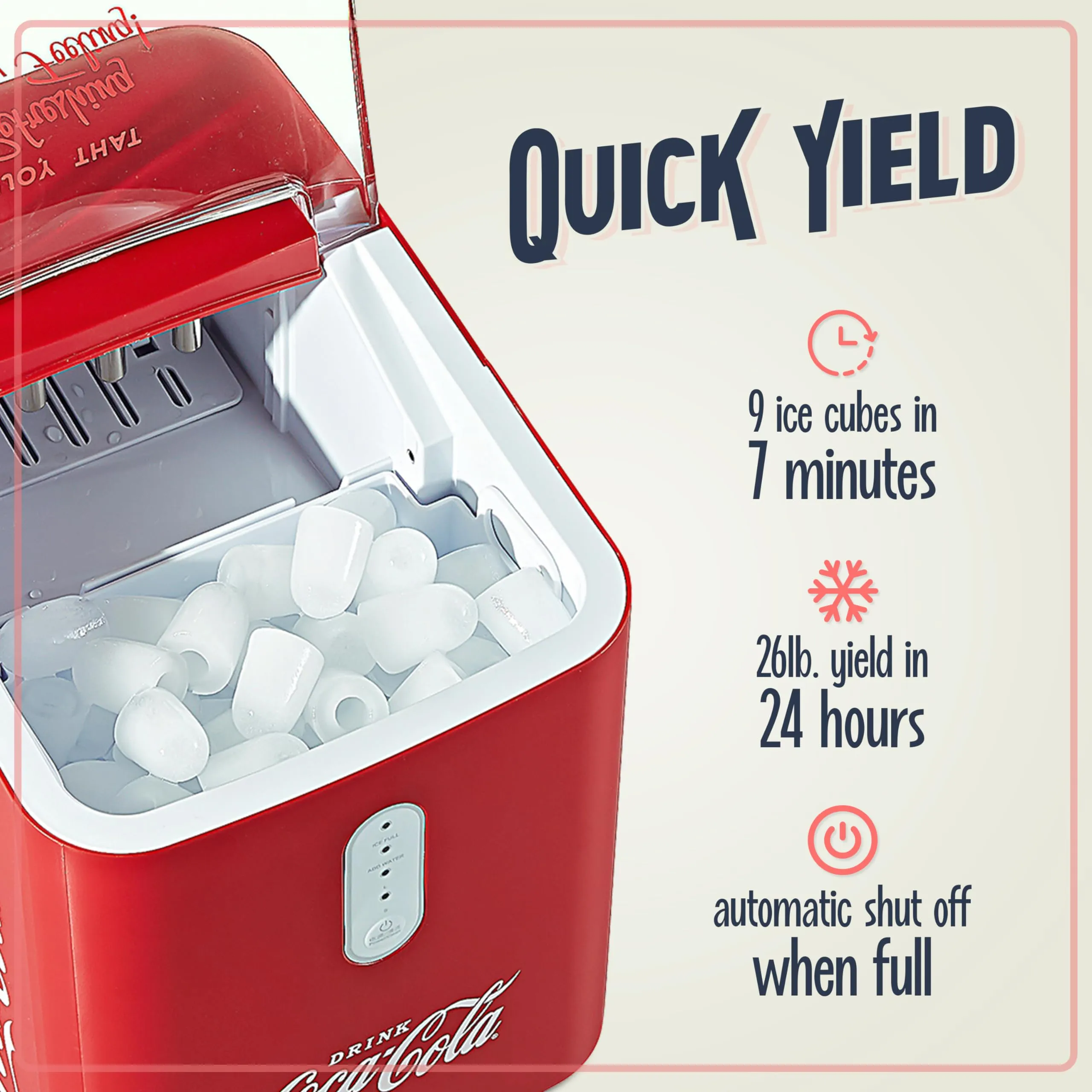 Igloo Ice Maker, Self-Cleaning, 26 lbs Daily