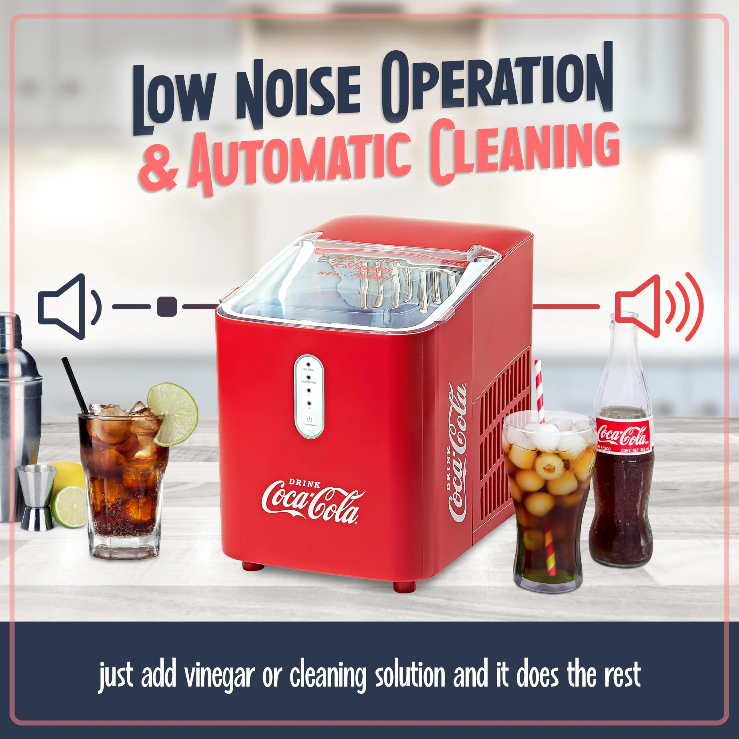 Igloo Ice Maker, Self-Cleaning, 26 lbs Daily