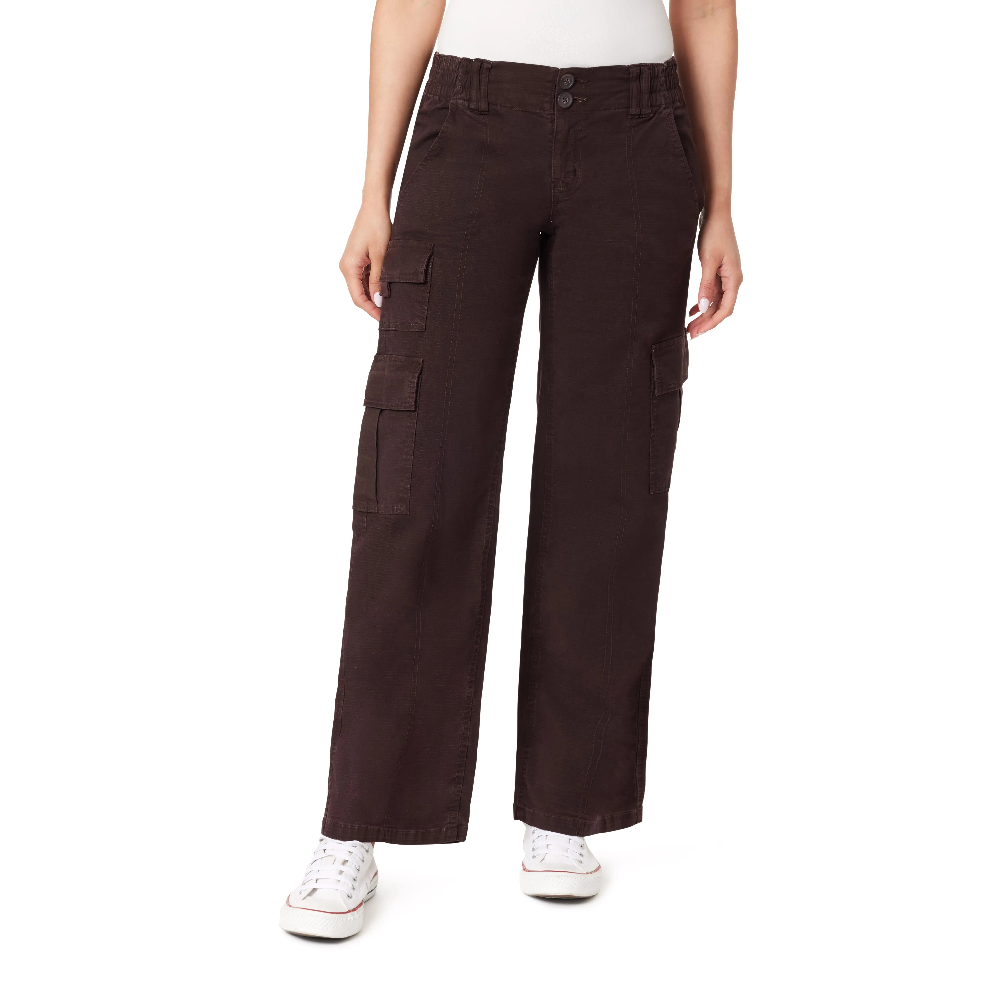 InstaStretch Feisty Curvy Low Rise Relaxed Cargo Pants