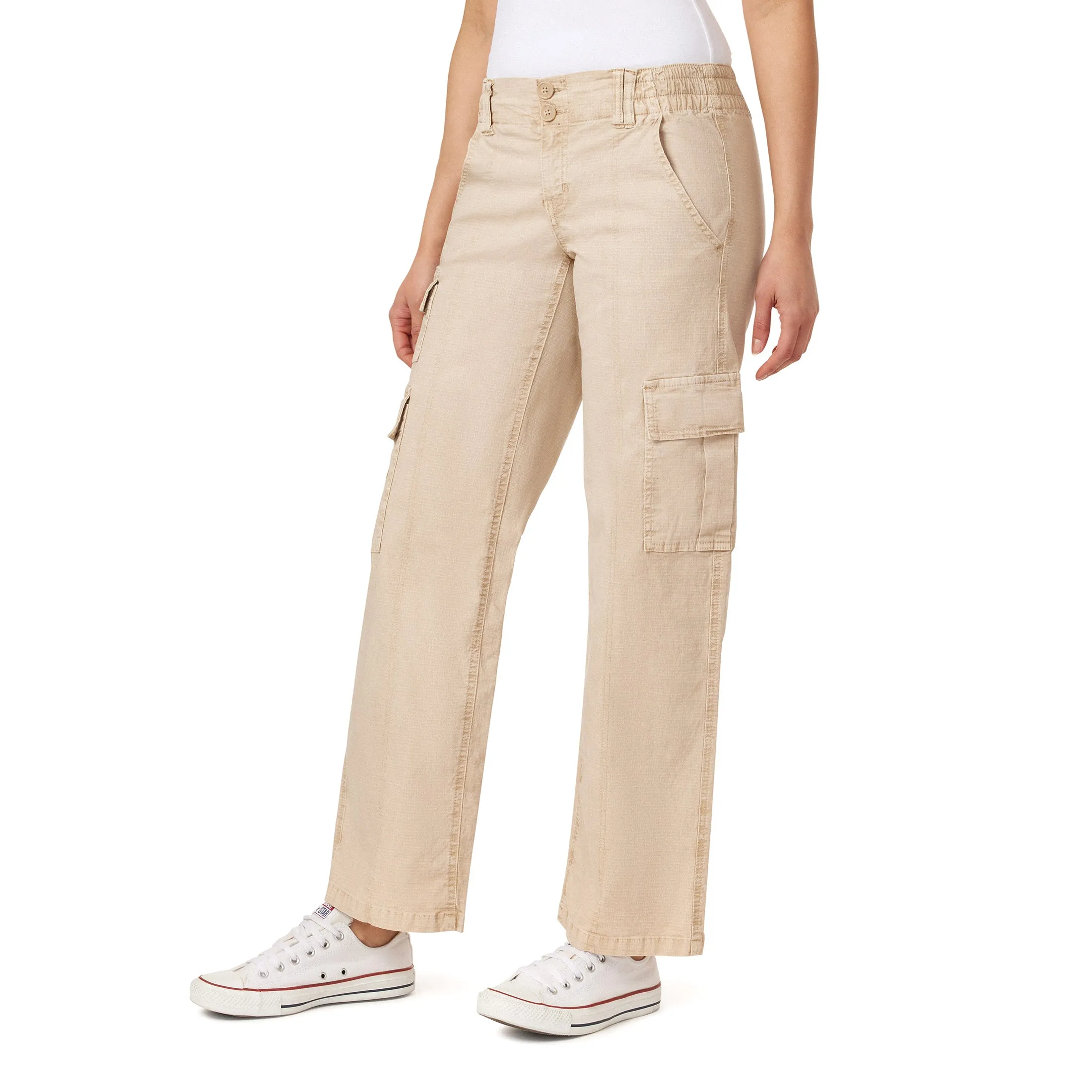 InstaStretch Feisty Curvy Low Rise Relaxed Cargo Pants