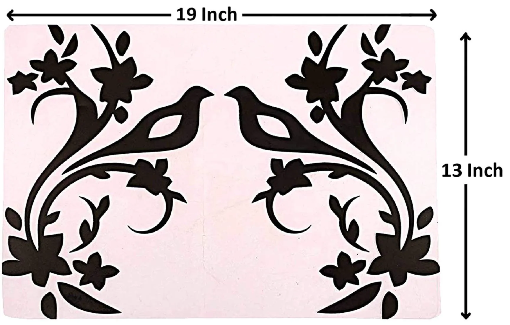 Kuber Industries Refrigerator Drawer Mat|Bird Design & Water Proof PVC Material,Pack of 6 (Multicolour)-CTKTC0710(Polyvinyl Chloride)